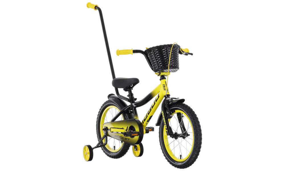 Velosipēds Tabou Rocket Alu 14 black-yellow - 2
