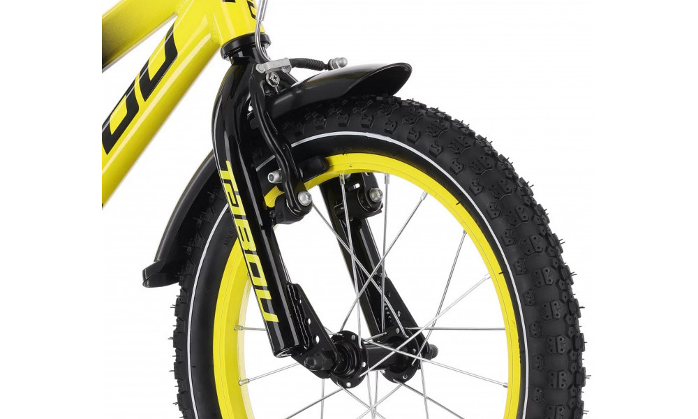 Velosipēds Tabou Rocket Alu 14 black-yellow - 4