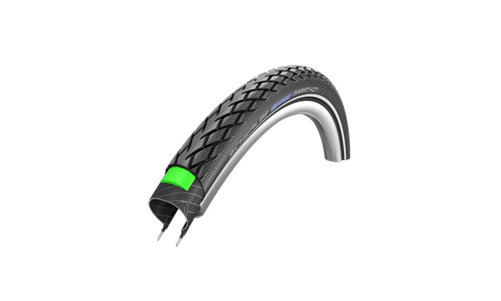 Riepa 26" Schwalbe Marathon HS 420, Perf Wired 47-559 / 26x1.75 Black-Reflex - 1