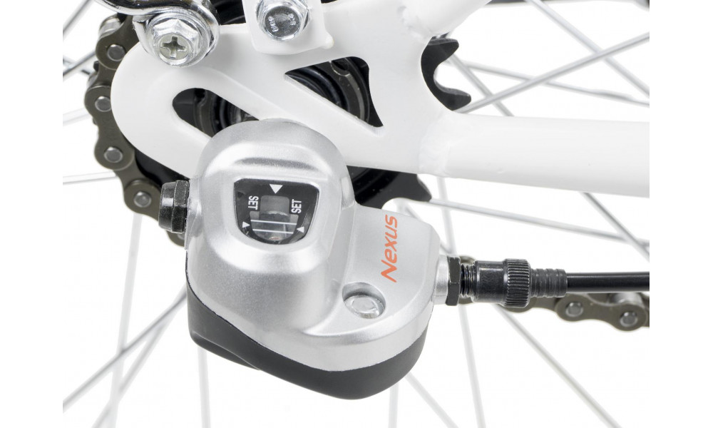 Velosipēds Romet Angel 3 28" 2018 white - 3