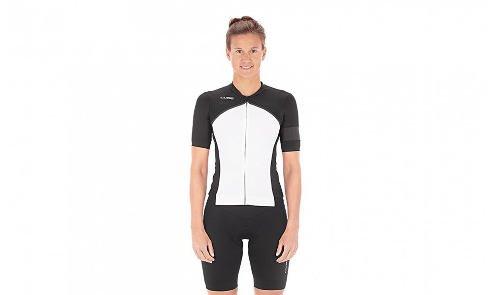 Jersey Cube Blackline WS white'n'black S/S - 1