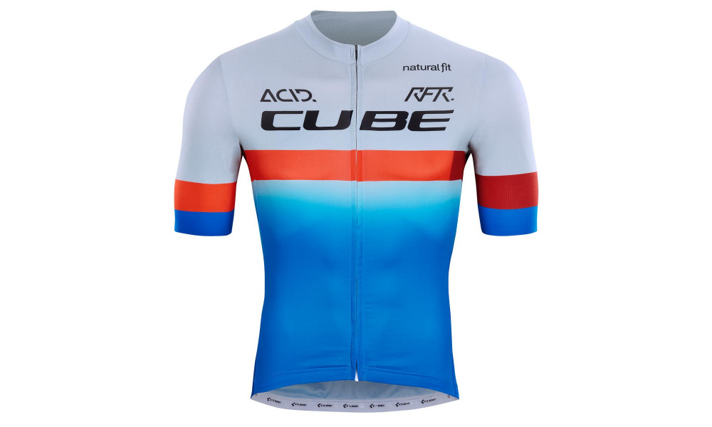 Jersey Cube Teamline S/S blue'n'red'n'grey - 4