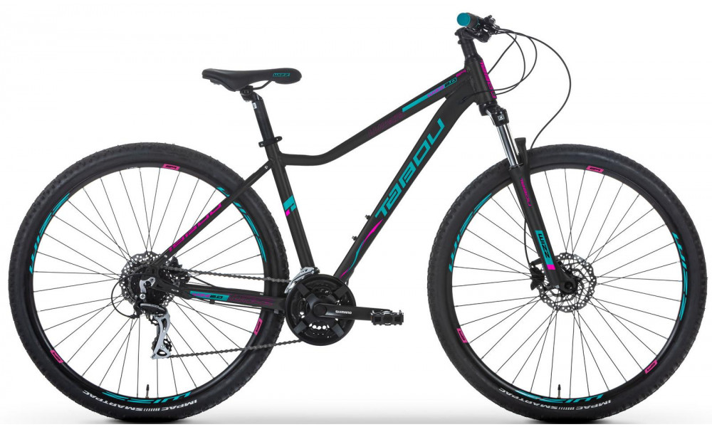 Velosipēds Tabou Wizz 29 2.0 black-pink-turquoise 
