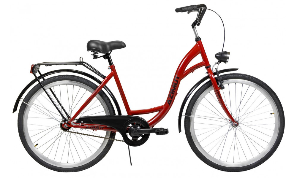 Velosipēds AZIMUT Classic 26" 2025 bordo - 2