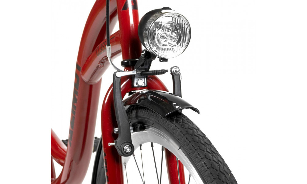 Velosipēds AZIMUT Classic 26" 2025 bordo - 3