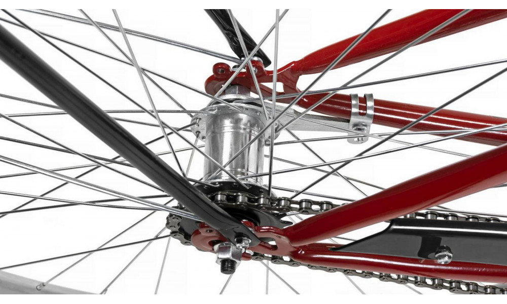 Velosipēds AZIMUT Classic 26" 2025 bordo - 5