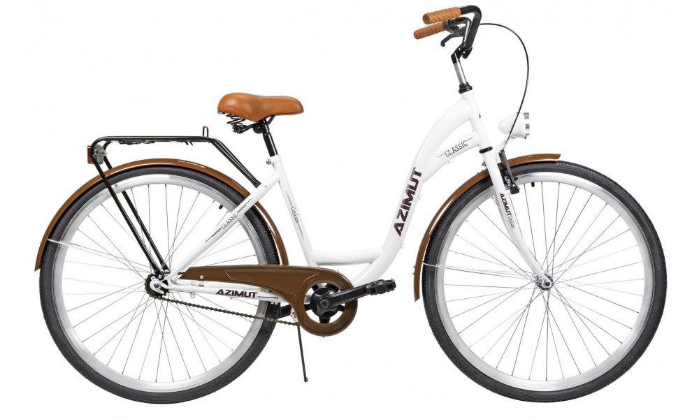 Velosipēds AZIMUT Classic 28" 2025 white - 1