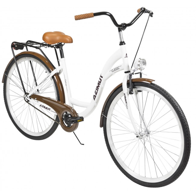 Velosipēds AZIMUT Classic 28" 2025 white
