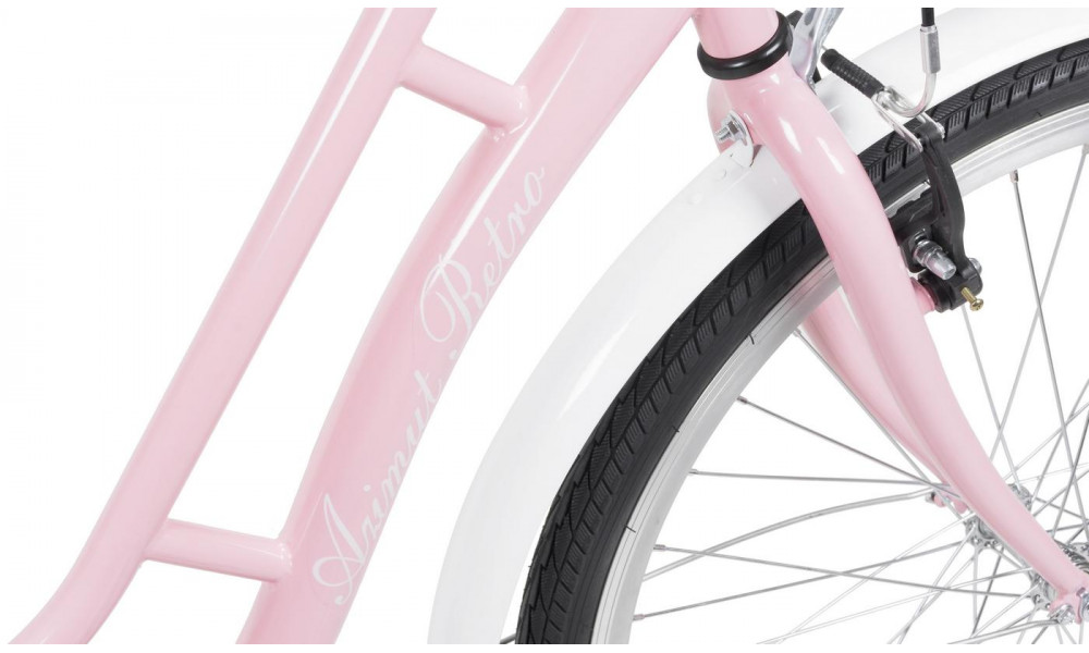 Velosipēds AZIMUT Retro 28" 2025 light pink - 3