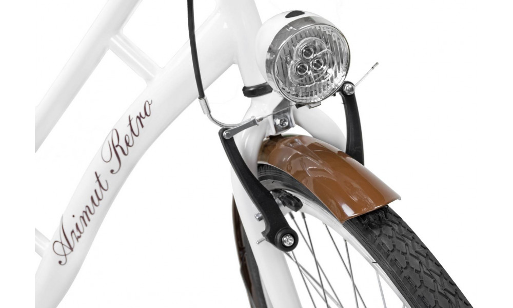 Velosipēds AZIMUT Retro 28" 2025 white - 4