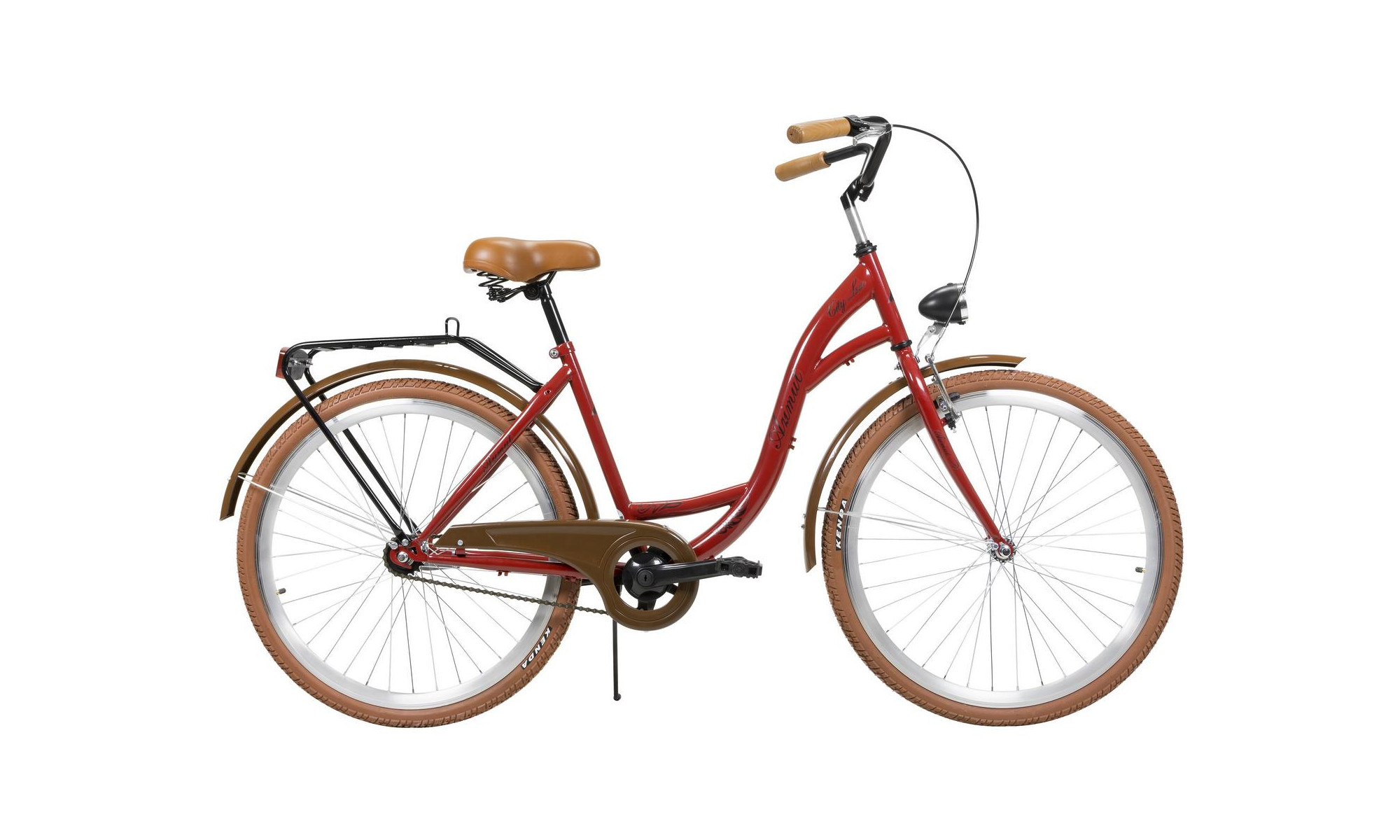 Velosipēds AZIMUT City Lux 26" 2025 bordo-brown - 2