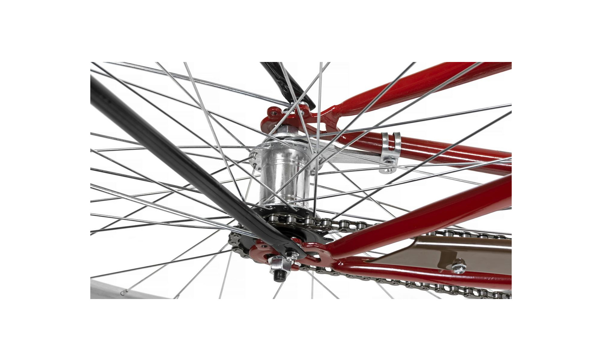 Velosipēds AZIMUT City Lux 26" 2025 bordo-brown - 3