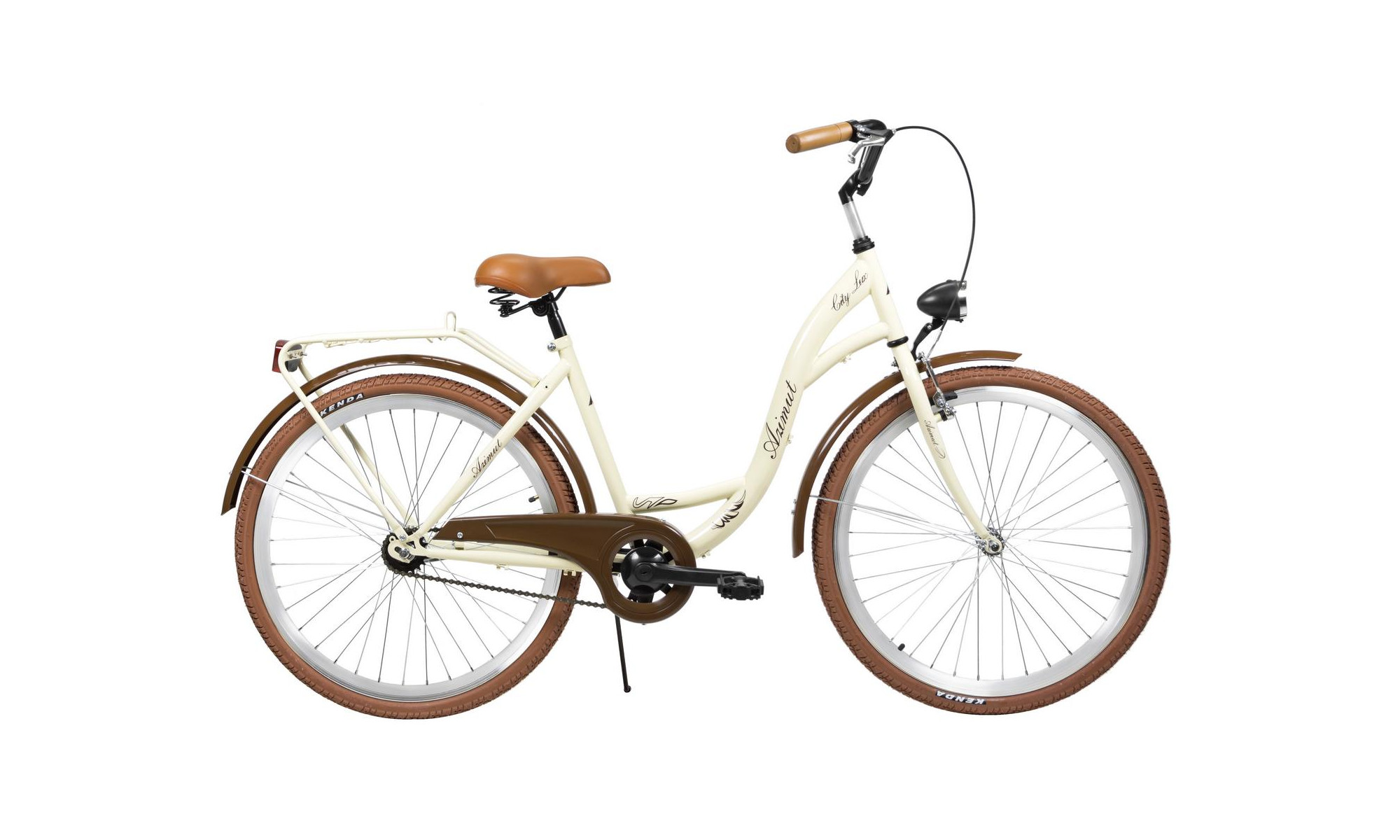 Velosipēds AZIMUT City Lux 26" 2025 cream-brown - 1