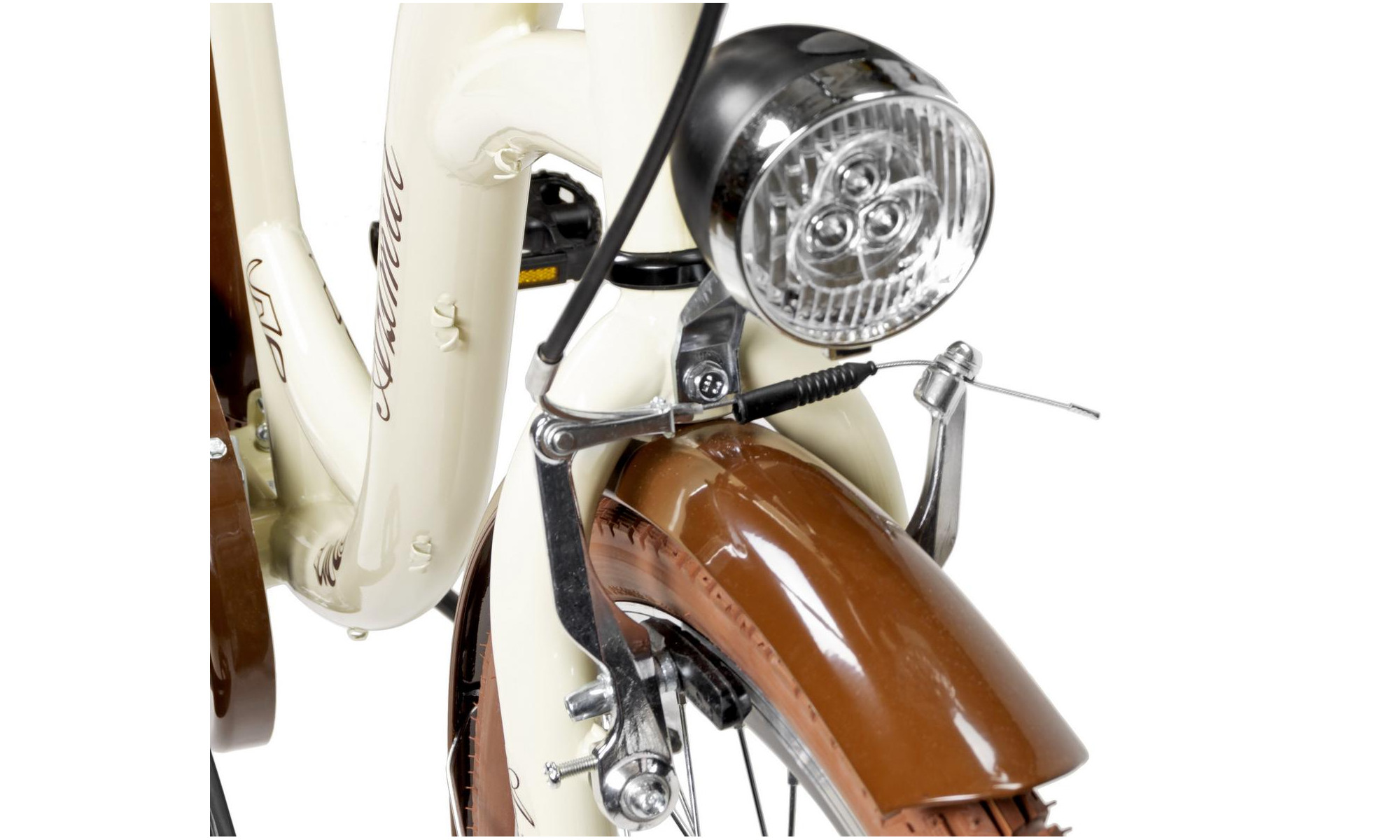 Velosipēds AZIMUT City Lux 26" 2025 cream-brown - 6