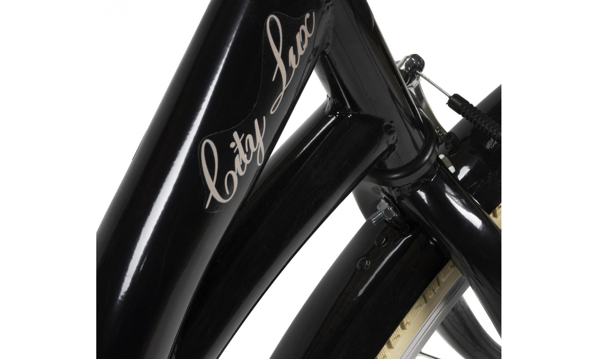 Velosipēds AZIMUT City Lux 26" 2025 black-cream - 3