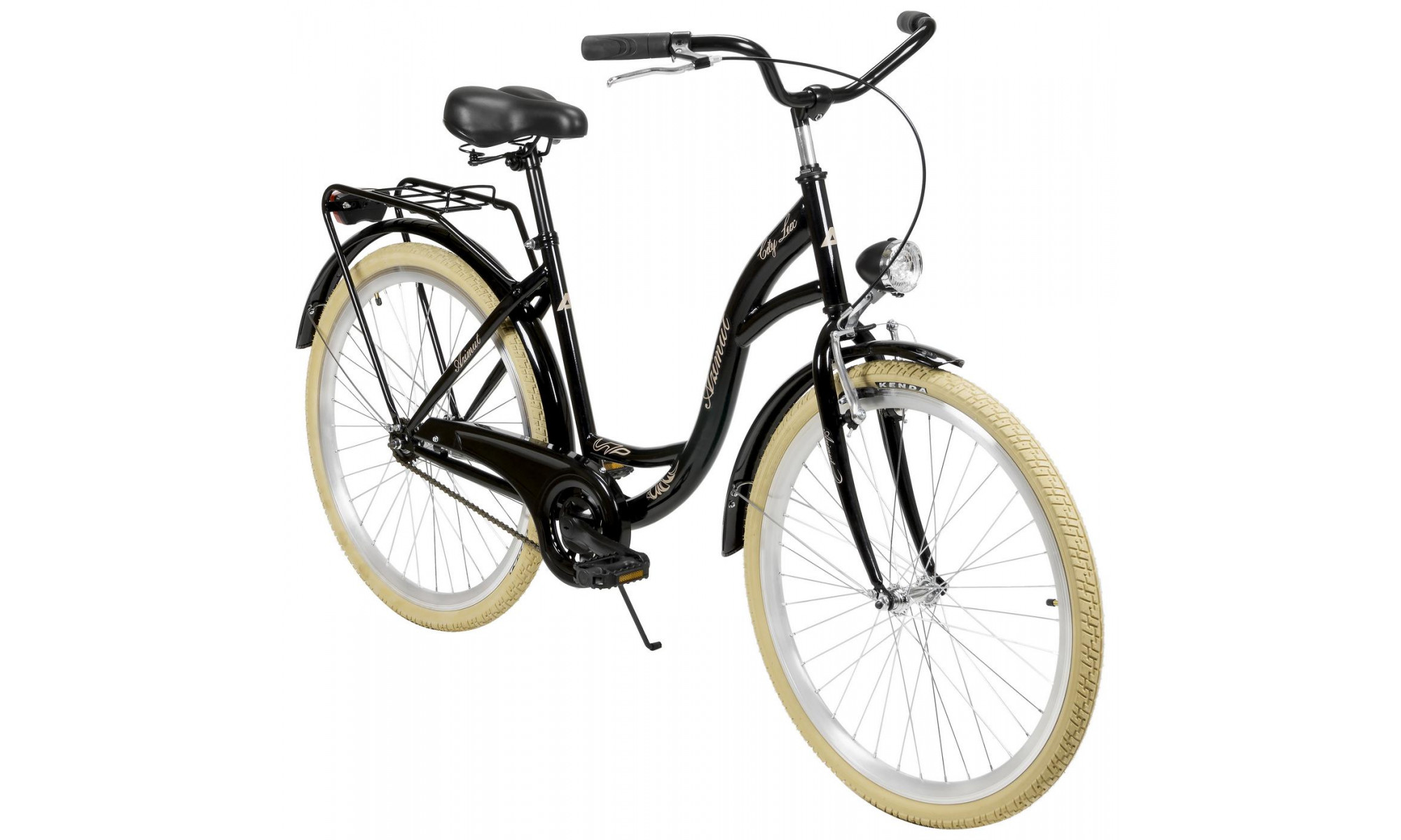 Velosipēds AZIMUT City Lux 26" 2025 black-cream - 6