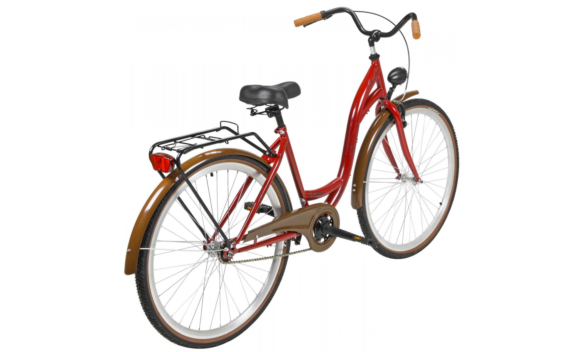 Velosipēds AZIMUT City Lux 28" 2025 bordo-brown - 1