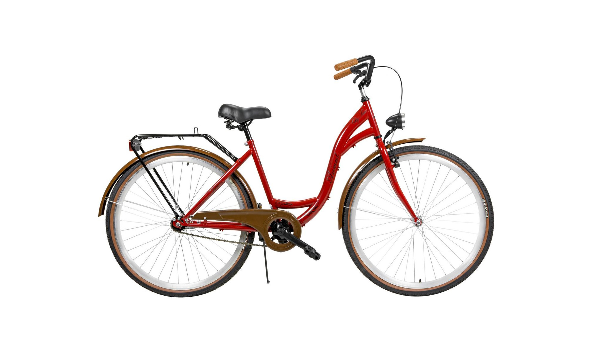 Velosipēds AZIMUT City Lux 28" 2025 bordo-brown - 2
