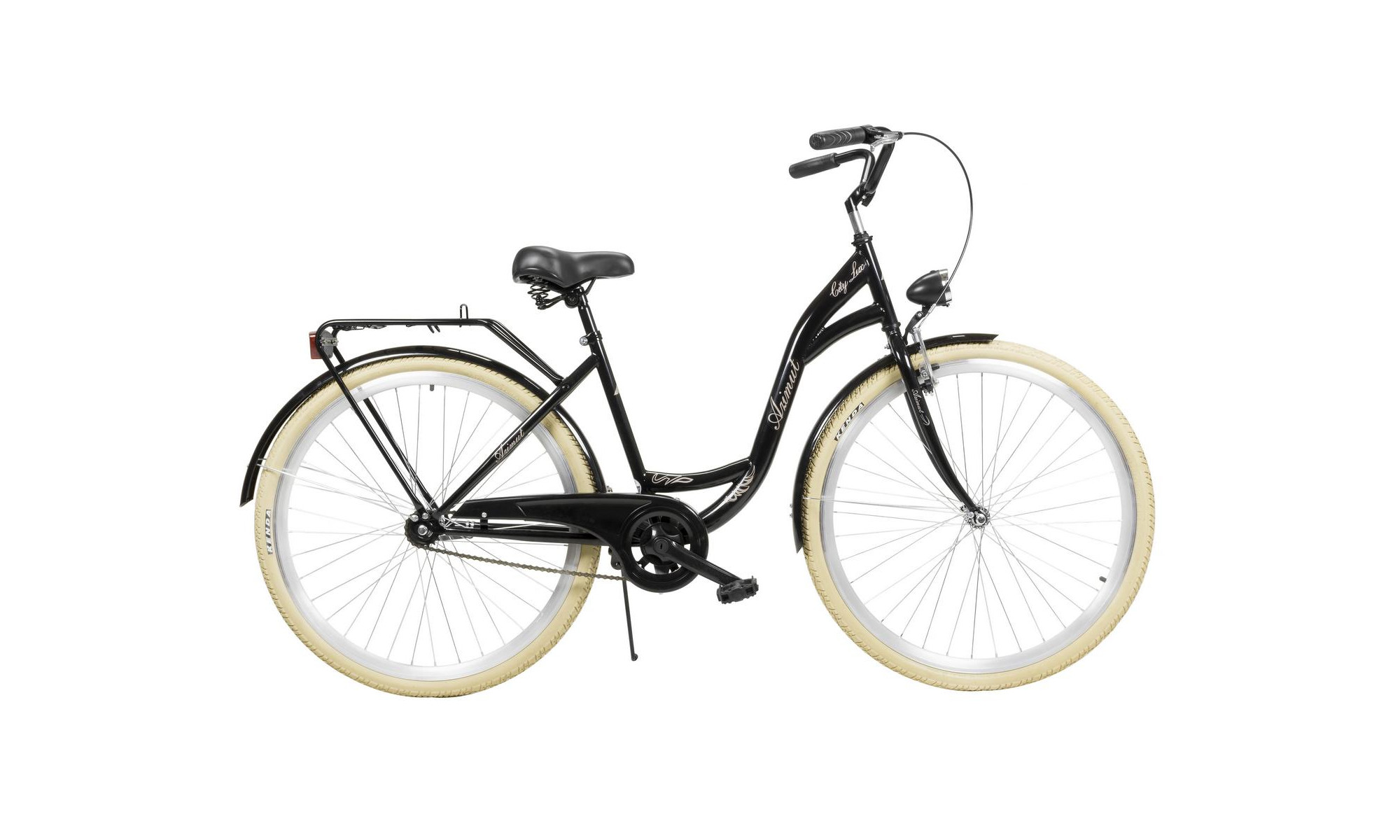 Velosipēds AZIMUT City Lux 28" 2025 black-cream - 3