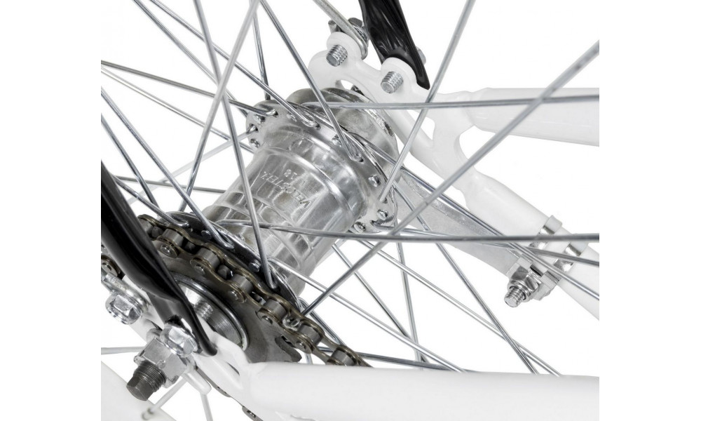 Velosipēds AZIMUT City Lux 28" 2025 white-black - 5