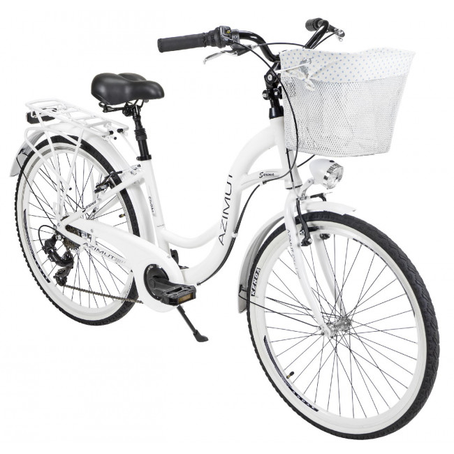 Velosipēds AZIMUT Sarema 26" ALU TX-7 2024 white