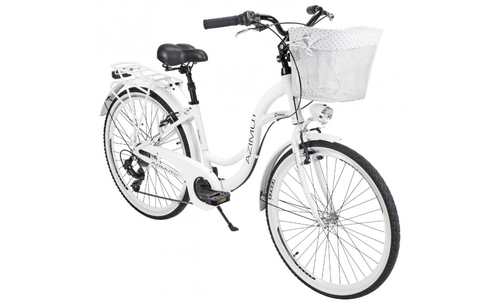 Velosipēds AZIMUT Sarema 26" ALU TX-7 2024 white 