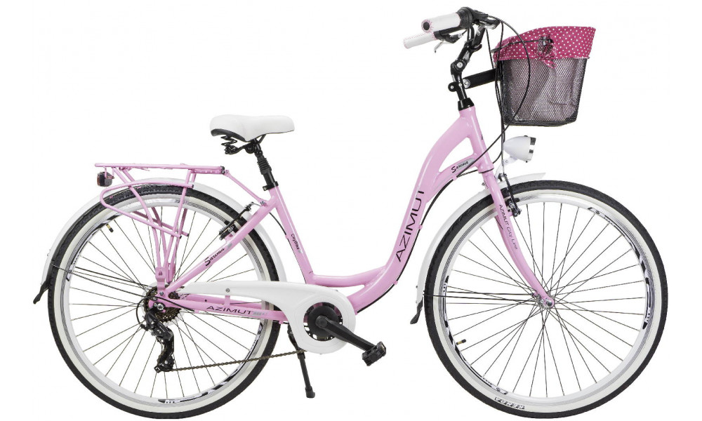 Velosipēds AZIMUT Sarema 26" ALU TX-7 2024 pink 