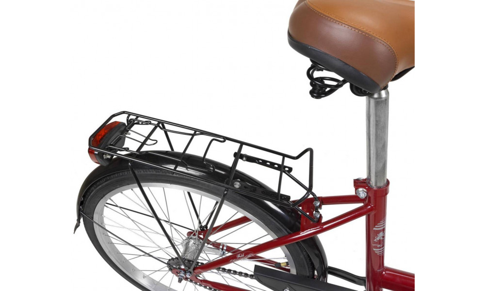 Velosipēds AZIMUT Fold 20" 2025 burgund - 4