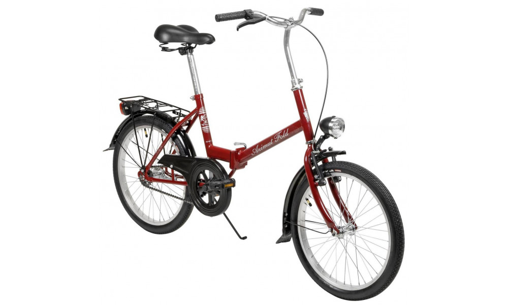 Velosipēds AZIMUT Fold 20" 2025 burgund - 9