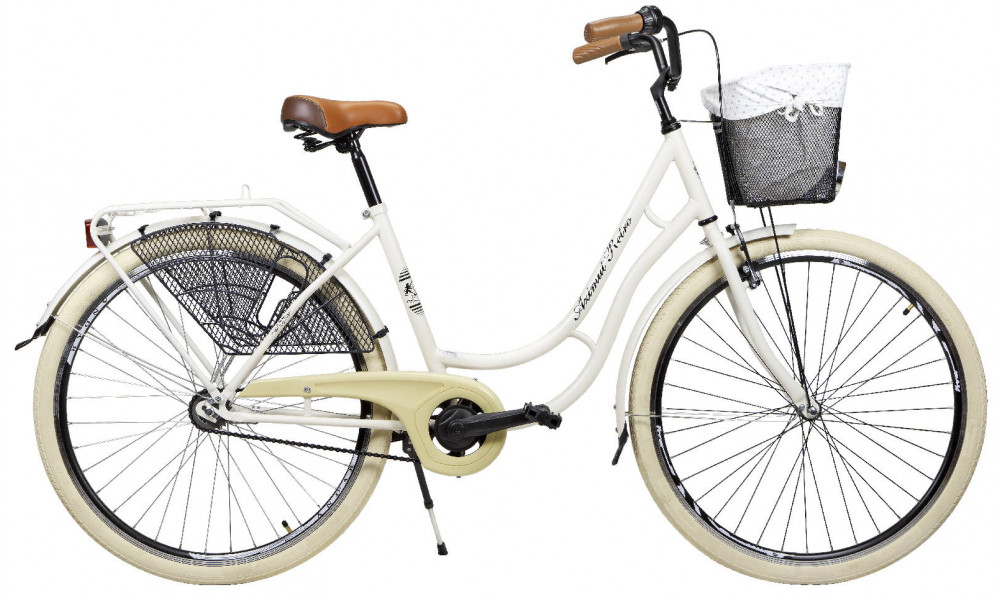 Velosipēds AZIMUT Retro Lux 28" 2025 light cream - 1