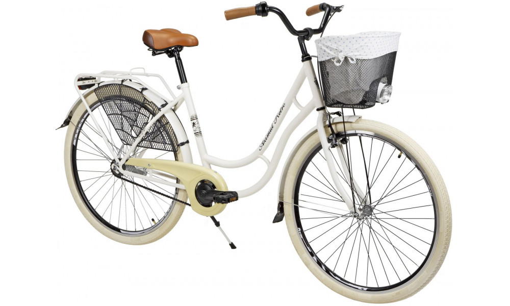 Velosipēds AZIMUT Retro Lux 28" 2025 light cream - 4