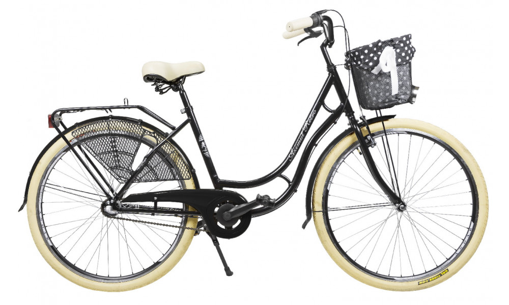Velosipēds AZIMUT Holland Retro 28" 3-speed 2025 black 