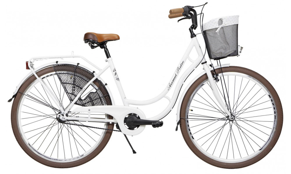 Velosipēds AZIMUT Holland Retro 28" 3-speed 2025 white 