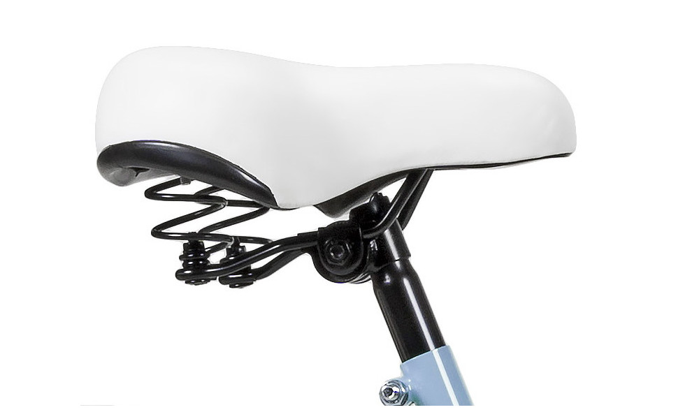 Velosipēds AZIMUT City Lux 26" 2025 with basket light blue-white - 2