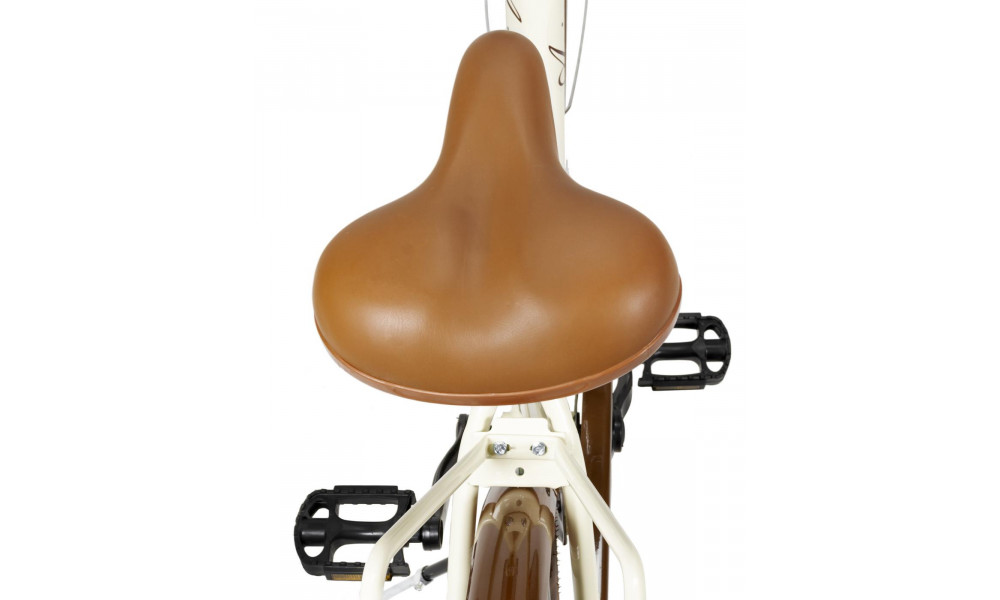 Velosipēds AZIMUT City Lux 26" 2025 with basket cream-brown - 6