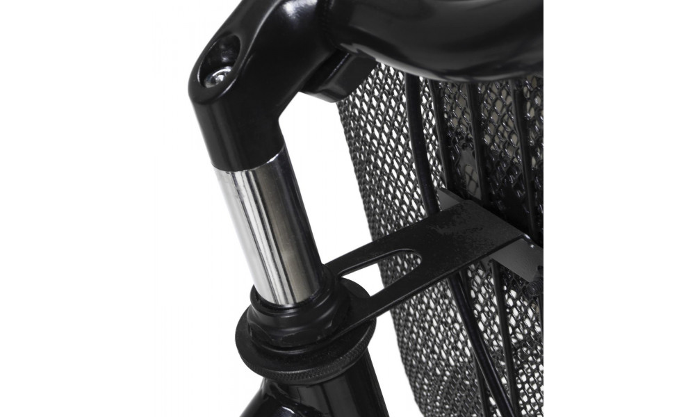 Velosipēds AZIMUT City Lux 26" 2025 with basket black-cream - 4