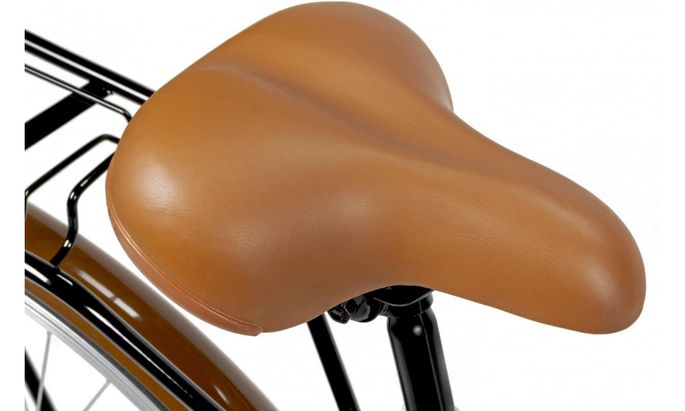 Velosipēds AZIMUT City Lux 28" 2025 with basket bordo-brown - 6