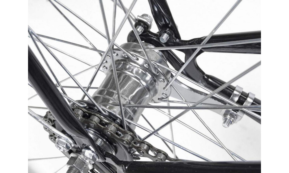 Velosipēds AZIMUT City Lux 28" 2025 with basket black-cream - 7