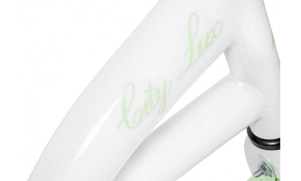 Velosipēds AZIMUT City Lux 28" 2025 with basket white-mint - 7