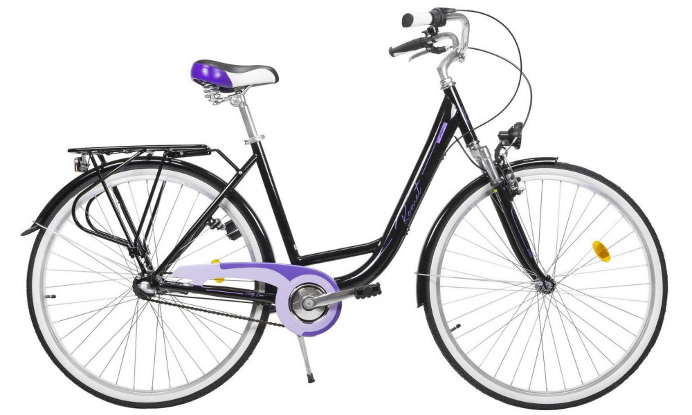 Velosipēds Romet Angel Lux Alu 28 2021 Nexus 3 black-violet - 1