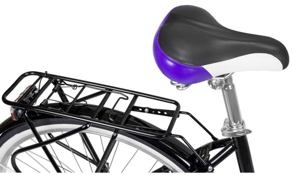 Velosipēds Romet Angel Lux Alu 28 2021 Nexus 3 black-violet - 5