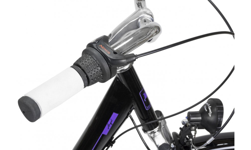 Velosipēds Romet Angel Lux Alu 28 2021 Nexus 3 black-violet - 6