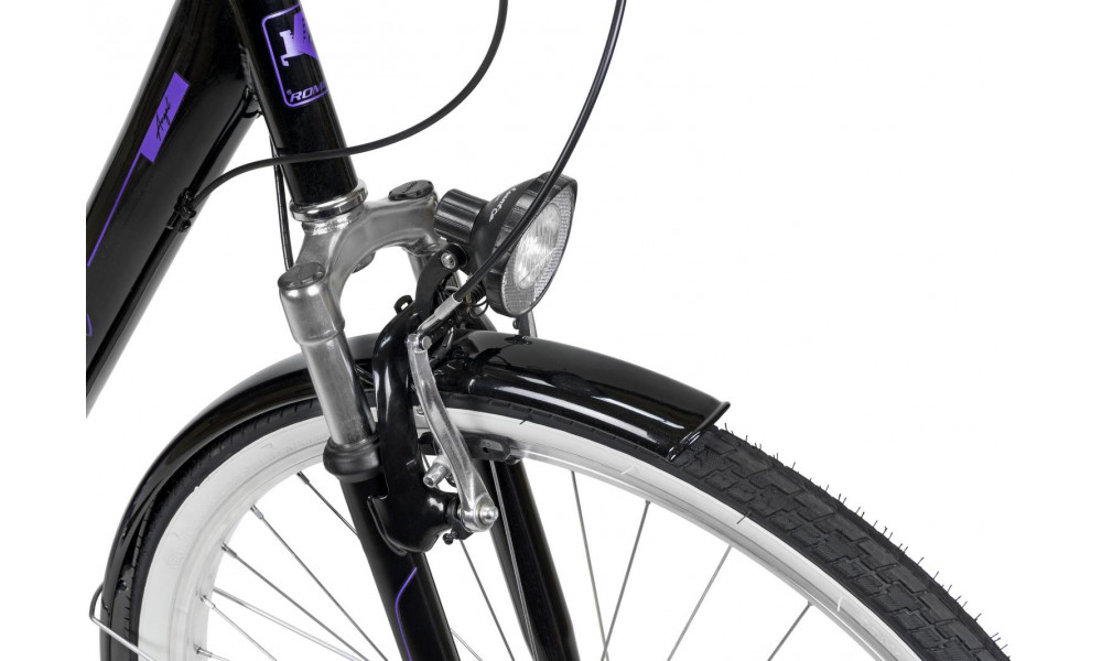 Velosipēds Romet Angel Lux Alu 28 2021 Nexus 3 black-violet - 7
