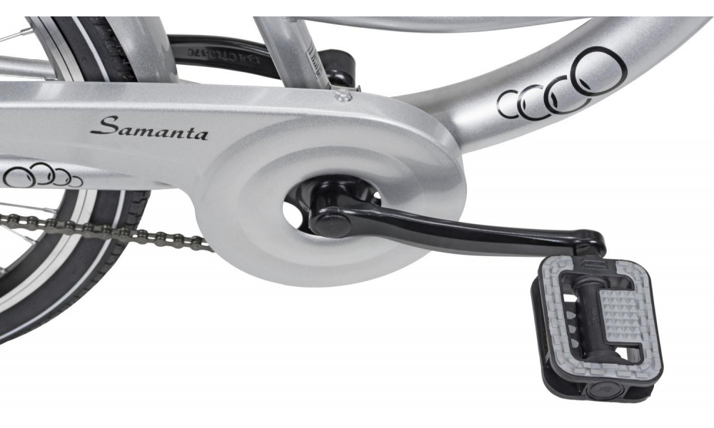 Velosipēds Romet Samanta 26" 1-speed silver - 4