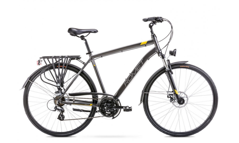 Velosipēds Romet Wagant 2 28" 2022 graphite-gold - 1