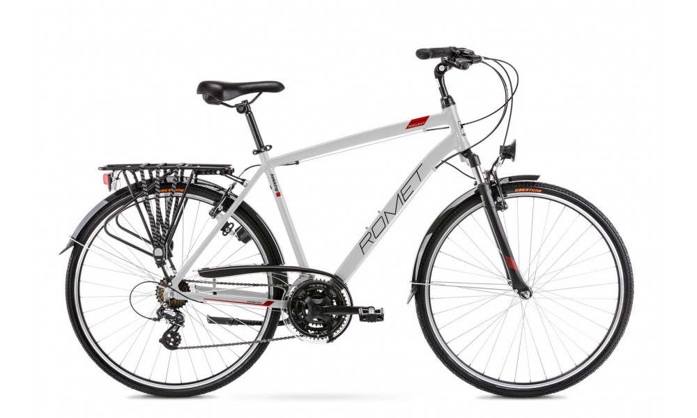 Velosipēds Romet Wagant 28" 2022 silver-red - 1