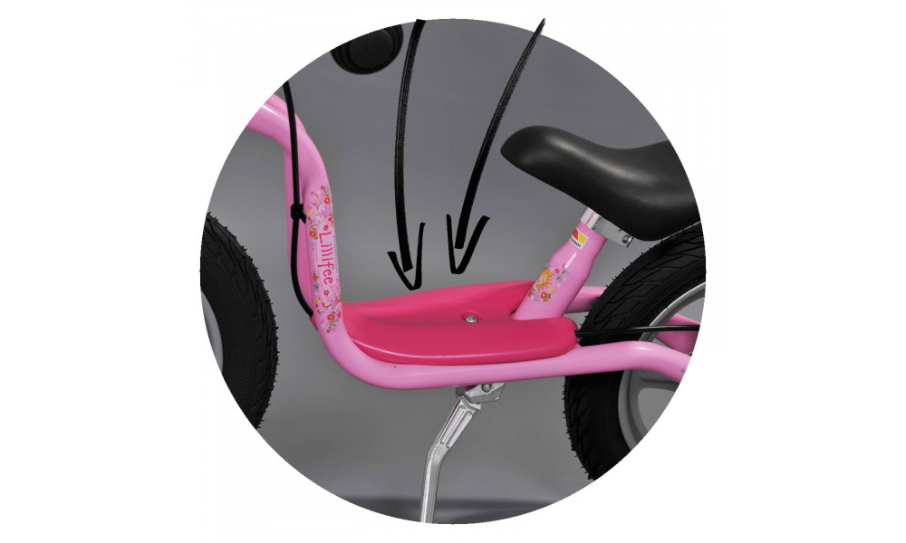 Balansēšanas velosipēds PUKY LR 1Br rose pink - 4