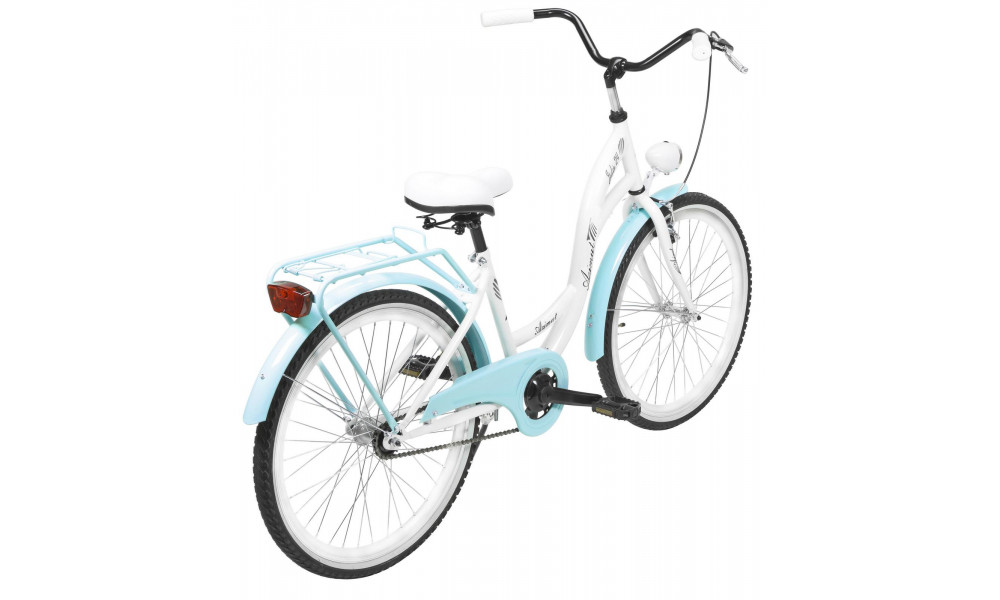 Velosipēds AZIMUT Julie 24" 2025 white-turquoise - 2