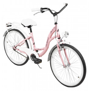 Velosipēds AZIMUT Julie 24" 2025 pink-white