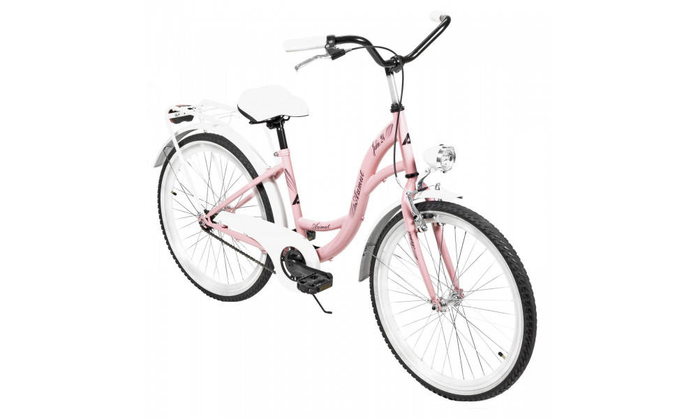 Velosipēds AZIMUT Julie 24" 2025 pink-white - 3